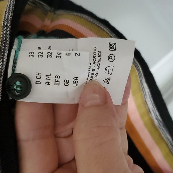 Missoni Multicolor Button Up Cardigan Sweater Size 2. - Picture 6 of 12